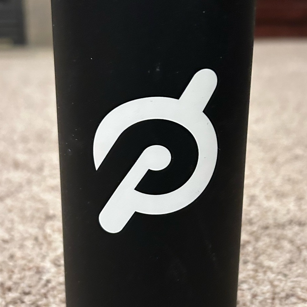 Peloton Glass 16 oz Water Bottle with Logo Sleeve. EUC- cleaned and sanitized. - Picture 3 of 8